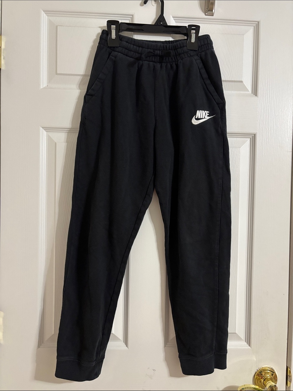 Kids Black Nike Sweatpants